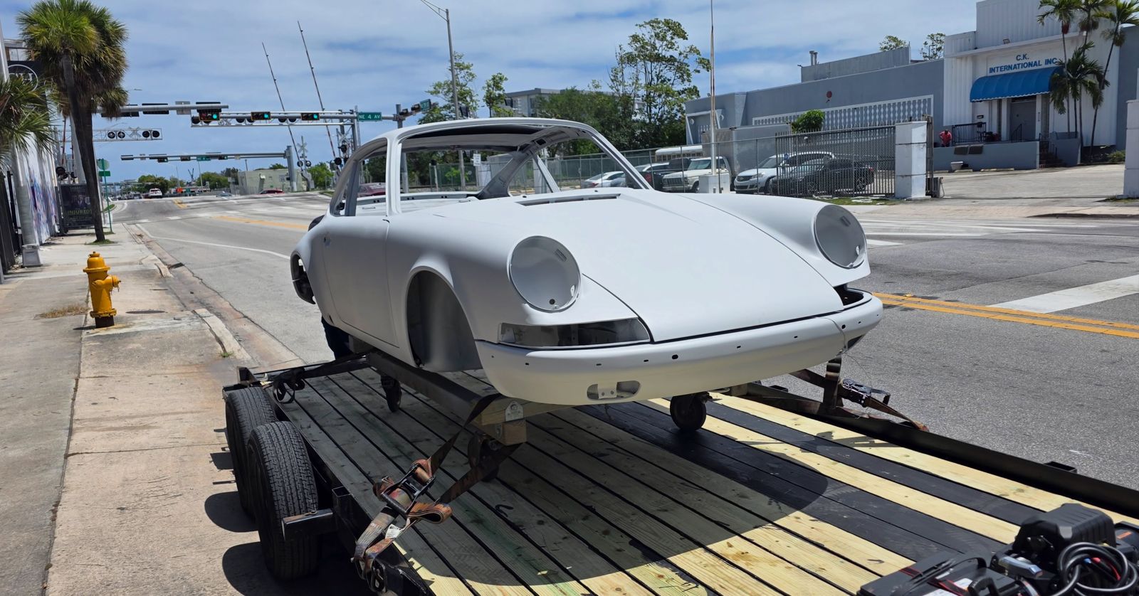 Metal work at Santi's Classic Cars
