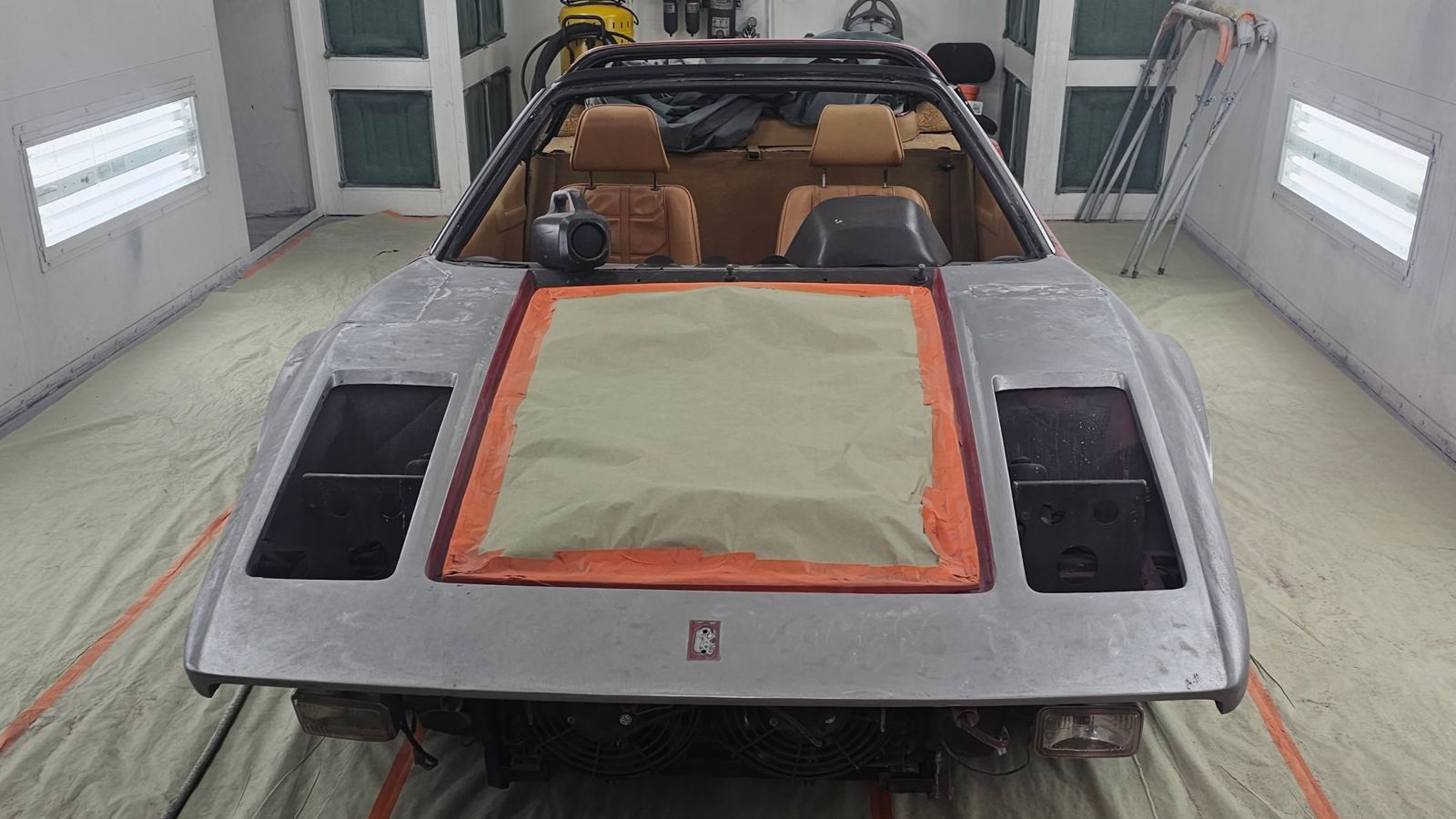 Metal work at Santi's Classic Cars
