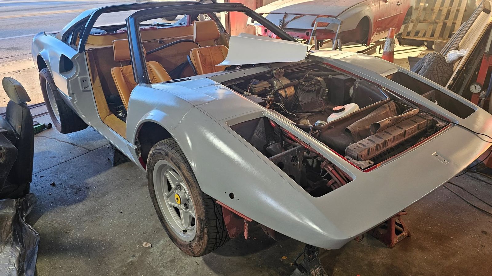 Metal work at Santi's Classic Cars