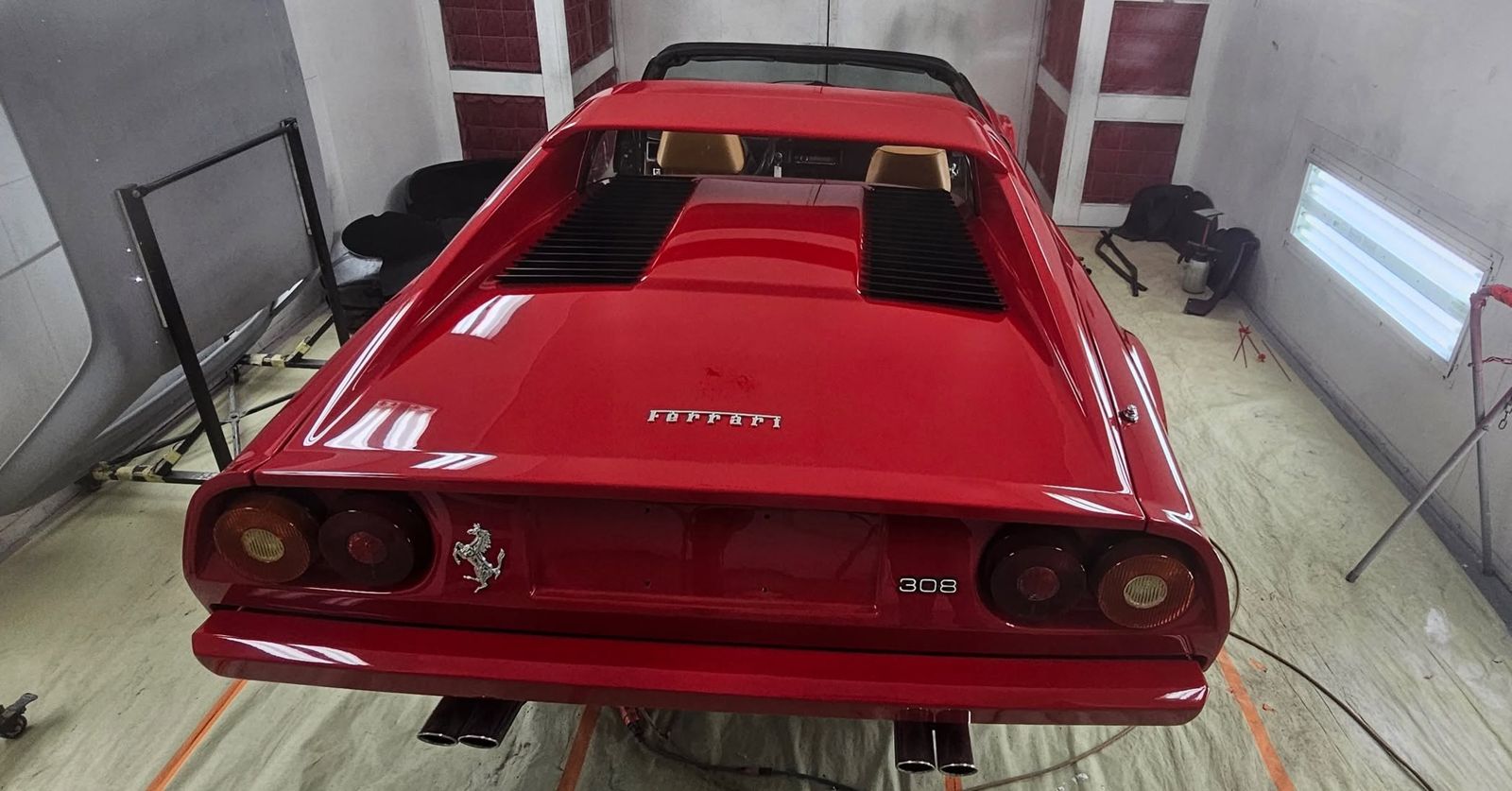 Metal work at Santi's Classic Cars