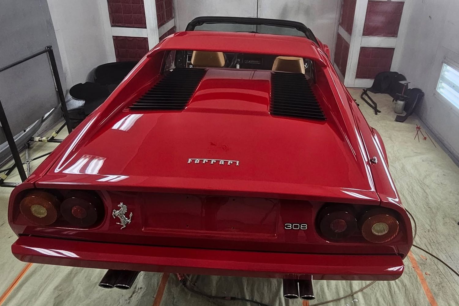 Metal work at Santi's Classic Cars